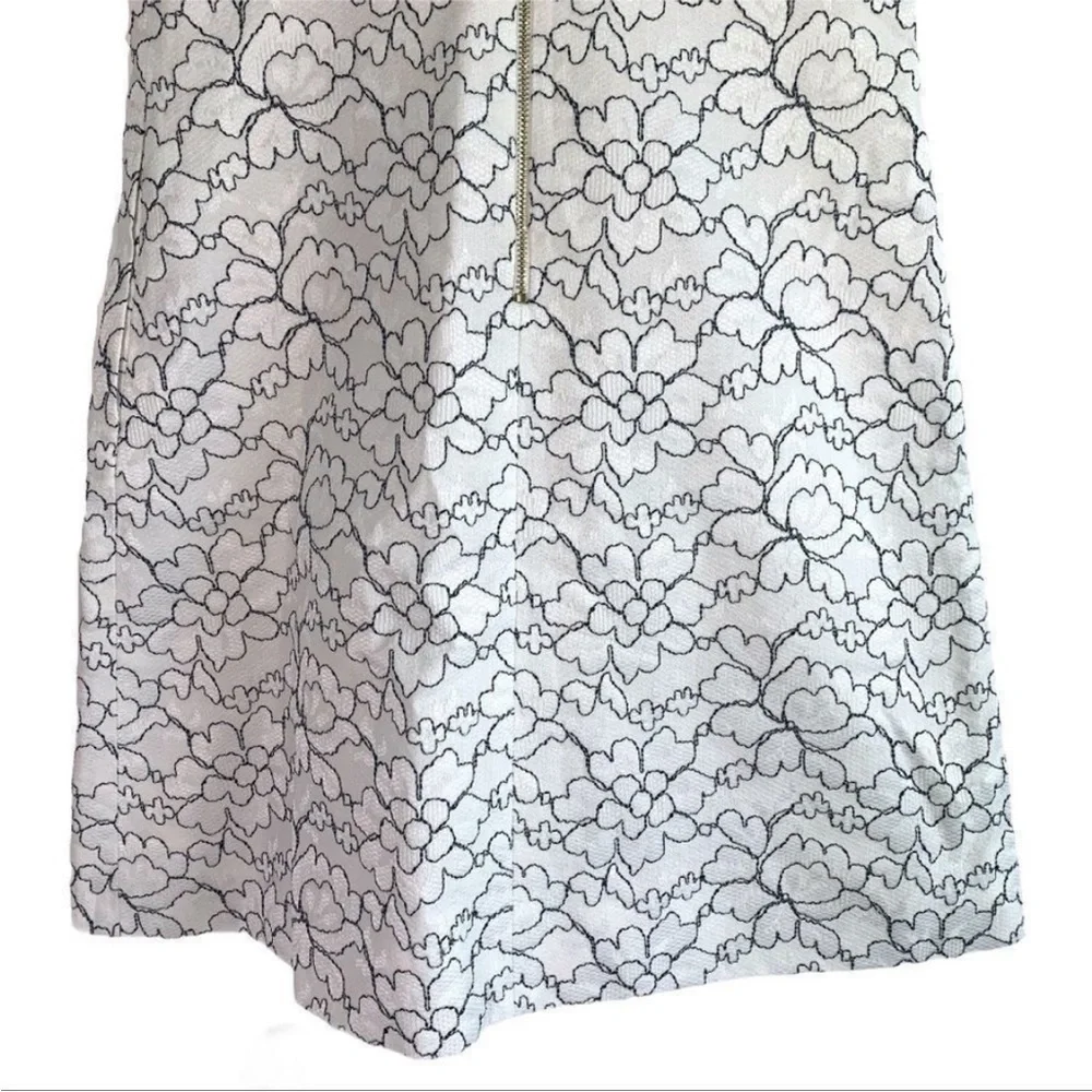 🔥🆕 KATE SPADE New York Linen and Lace Floral Dress size 4